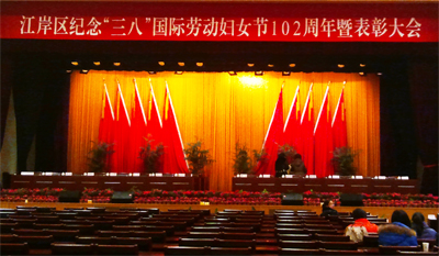 9游会官方网站医药妇委会荣膺江岸区“妇女工作红旗集体”光荣称号